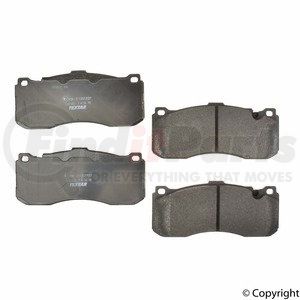 2431601 by TEXTAR - Disc Brake Pad for BMW