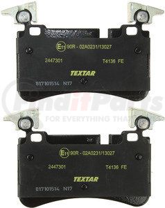 2447301 by TEXTAR - Disc Brake Pad