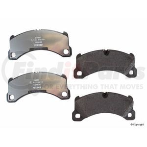 2468501 by TEXTAR - Disc Brake Pad for PORSCHE