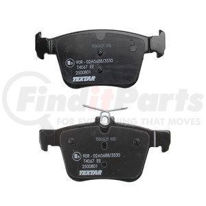 25008 01 by TEXTAR - Disc Brake Pad for VOLKSWAGEN WATER