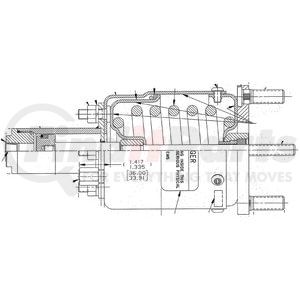 N36000 by HALDEX - Air Brake Spring Brake - Maxibreak HR-Series