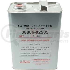 08886-02505 by GENERAL MISC - Automatic Continuously Variable Transmission (CVT) Fluid - 4 Liter Gallon