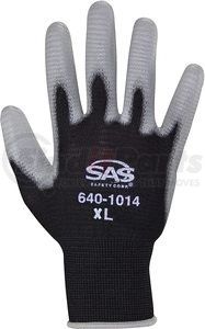 640-1014 by SAS SAFETY CORP - PawZ Polyurethane Coated Palm Gloves, XL, 12-Pack