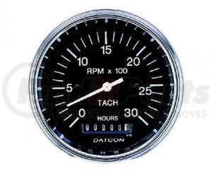 103755 by DATCON INSTRUMENT CO. - Tachometer with Hourmeter (86mm/3.375”)