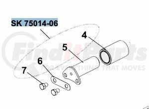 SK75014-06 by JOST - Bracket Pin + Bushing Kit