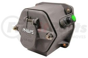 60-2522-20 by PHILLIPS INDUSTRIES - Trailer Nosebox Assembly - Dual Circuit, Composite with 20 Amp Circuit Breakers