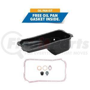 141287 by PAI - Engine Oil Pan - Steel; Black; Fits and fits Cummins 4B Engines.