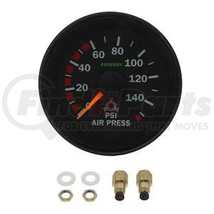 803461 by PAI - Air Pressure Gauge - Dual Mechanical w/ Dual Needles Mack CH/CL/CX Models Application
