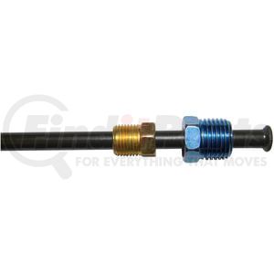PAA-B410 by AGS COMPANY - PVF Steel Brake Line Adapter, 1/4 x 8 (7/16-24 Inverted)(9/16-18 Inverted)