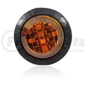 M09410Y by MAXXIMA - 6 LED 1.25" ROUND AMBER LOW PROFILE COMBINATION P2PC CLEARANCE MARKER