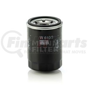 W610/3 by MANN-HUMMEL FILTERS - MANN-FILTER BASE Spin-On Lube Filter