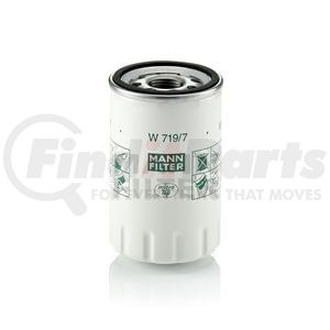 MANN+HUMMEL Filters W719/7 Engine Oil Filter MANN-FILTER BASE Spin-On Lube Filter