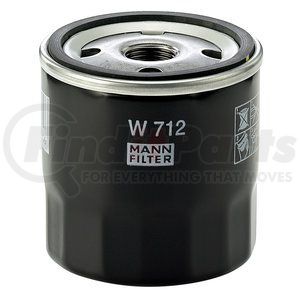 W712 by MANN-HUMMEL FILTERS - MANN-FILTER BASE Spin-On Lube Filter