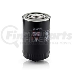 W940/25 by MANN-HUMMEL FILTERS - MANN-FILTER BASE Spin-On Lube Filter