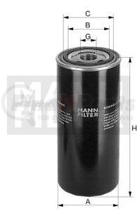 MANN+HUMMEL Filters WD950/2 Hydraulic Filter MANN-FILTER BASE Spin-On Hydraulic Filter