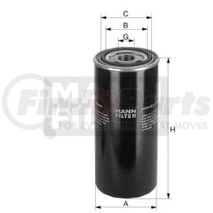 WD13145/1 by MANN-HUMMEL FILTERS - Hydraulic Spin-on Oil/Fluid Filter