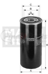 WD962 by MANN-HUMMEL FILTERS - Hydraulic Spin-on Filter
