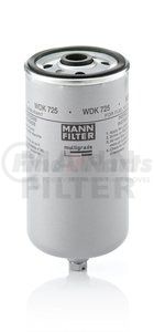 WDK725 by MANN-HUMMEL FILTERS - MANN-FILTER BASE Spin-On Fuel/Water Separator Filter