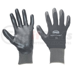 640-1910 by SAS SAFETY CORP - Pawz™ Nitrile Coated Palm Gloves, XL