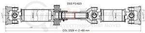 FO-623 by DIVERSIFIED SHAFTS SOLUTIONS, INC. (DSS) - Drive Shaft Assembly