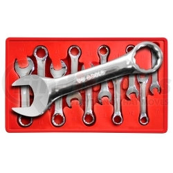 8910 by V8 HAND TOOLS - Metric Stubby Combo Wrench Set, 10pc