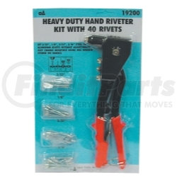 19200 by SG TOOL AID - Heavy Duty Hand Riveter Kit with 40 Rivets