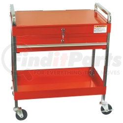 8013A by SUNEX TOOLS - Sunex Tools 8013A 30" Red Tool Cart W/ Locking Top & Drawer