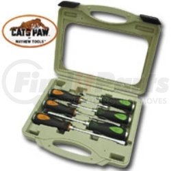 66300 by MAYHEW TOOLS - 6 pc. Cats Paw™ Capped Screwdriver Set