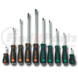 66306 by MAYHEW TOOLS - 10 Pc. Capped End Screwdriver Set
