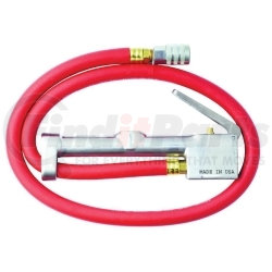 502 by MILTON INDUSTRIES - Inflator Gauge Complete with KWIK Grip Safety Air Chuck & 3' Hose