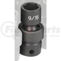 1018U by GREY PNEUMATIC - 3/8" Drive x 9/16" Standard Universal Impact Socket