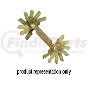 12016 by HANSON - 16 Leaf Metric Thread Pitch Gauge