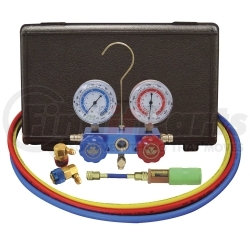 89660-UV by MASTERCOOL - 134A Aluminum Manifold Gauge Set with 60" Hoses and Standard Couplers