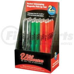 15XDISP by ULLMAN DEVICES - Multicolor Pocket Telescopic Magnetic Pick-up Tool Display