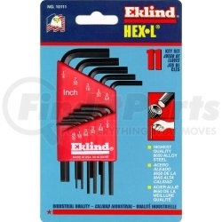 10111 by EKLIND TOOL COMPANY - 11 Piece SAE Short Hex-L™ Hex Key Set