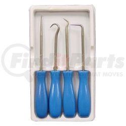 13900 by SG TOOL AID - 4 Piece Mini Pick, Hook and Scribe Set