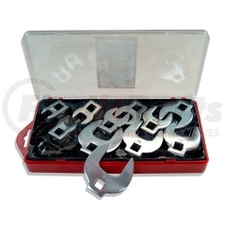 7711 by V8 HAND TOOLS - 11 Piece 3/8" Drive SAE Crowsfoot Wrench Set