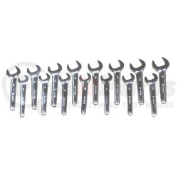 9515 by V8 HAND TOOLS - 15 Piece Metric Service Wrench Set