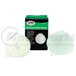 2985 by SAS SAFETY CORP - Nuisance Dust Mask - 50 Count, Single Strap