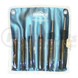 62075 by MAYHEW TOOLS - 6 Piece Knurled Pin Punch Kit