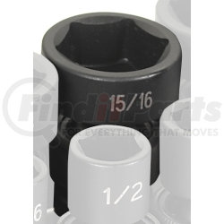 1030U by GREY PNEUMATIC - 3/8" Drive x 15/16" Standard Universal Impact Socket