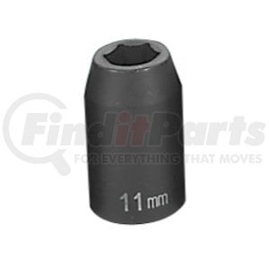 2011M by GREY PNEUMATIC - 1/2" Drive x 11mm Standard Impact Socket