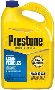 AF6300 by PRESTONE PRODUCTS - Prestone   Asian Vehicles (Blue) - Antifreeze+Coolant (1 Gal - Ready to Use)