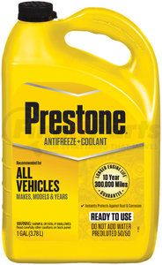 AF2100 by PRESTONE PRODUCTS - Prestone All Vehicles Antifreeze+Coolant; 10yr/300k mi, 1Gal-Ready to Use 50/50