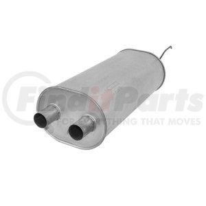 2526 by ANSA - Federal / EPA Catalytic Converter - Universal OBDII - 2.50" ID Neck / 2.50" ID Neck; 16.5" OAL; Oval; 5.9L / 6515; O2 Port: None