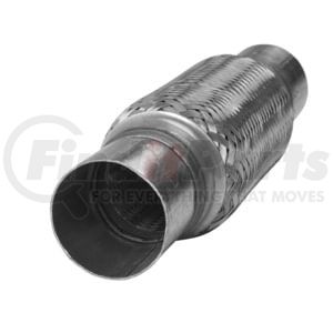 Ansa 8845IB Exhaust Flex Connector Flex Coupling - 300 Series SS, 2.25" Core, 2.25" Necks, 12" OAL with Inner Braid