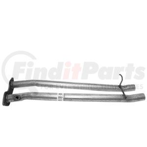 38657 by ANSA - Direct-fit precision engineered design features necessary brackets, flanges, shielding, flex and resonators for OE fit and appearance; Made from 100% aluminized heavy 14 and 16-gauge steel piping; Re-aluminized weld seams prevent corrosion