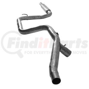 98674 by ANSA - Direct-fit precision engineered design features necessary brackets, flanges, shielding, flex and resonators for OE fit and appearance; Made from 100% aluminized heavy 14 and 16-gauge steel piping; Re-aluminized weld seams prevent corrosion