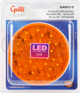 G4003-5 by GROTE - Hi Count 4" LED Stop / Tail / Turn Light - Auxiliary, Multi Pack