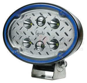 63J01-5 by GROTE - Trilliant Oval LED Work Light - Flood, Hard Shell Superseal w/ Pigtail, Multi Pack